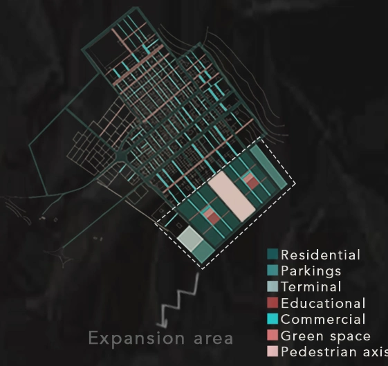 Choopanan proposed extension and original land-use key